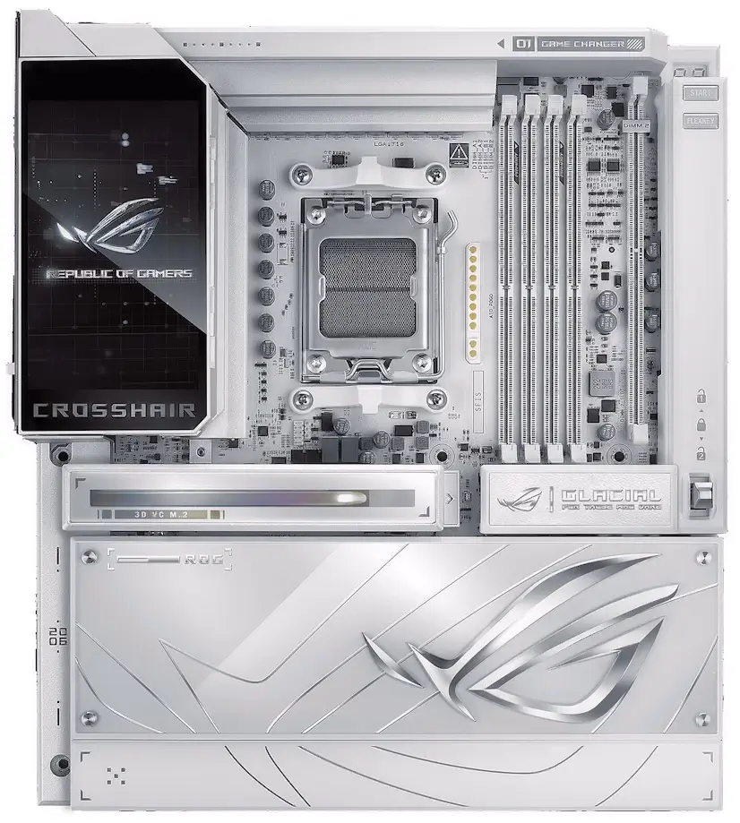 Arganzuela PC - Montaje Placa Base ASUS ROG CROSSHAIR X870E GLACIAL Arganzuela